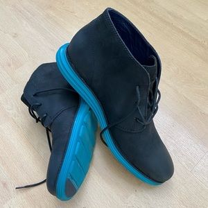 Cole Haan Lunargrand Chukka - Black/Teal - Men’s 9.5